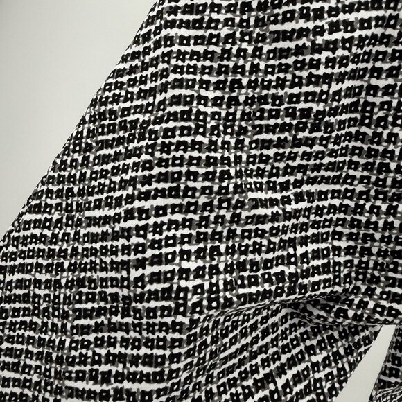 Insight New York PANTS, Tetris Dot Black & White Patterned Size 8 - Picture 12 of 16